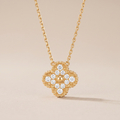Vintage Alhambra 1 Pavé Motif Necklace