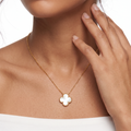 Vintage Alhambra 1 Pearl Motif Necklace