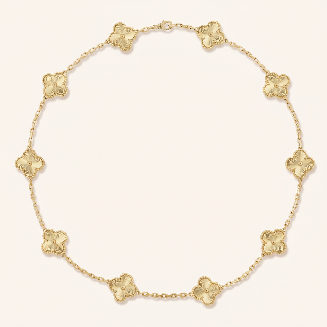 Vintage Alhambra 10 Motifs Necklace