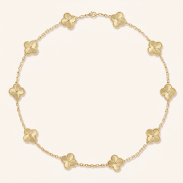 Vintage Alhambra 10 Motifs Necklace