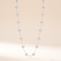 Vintage Alhambra 20 Motifs Style Fluted Clover Necklace