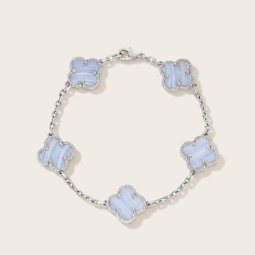 Vintage Alhambra Chalcedony Clover Bracelet